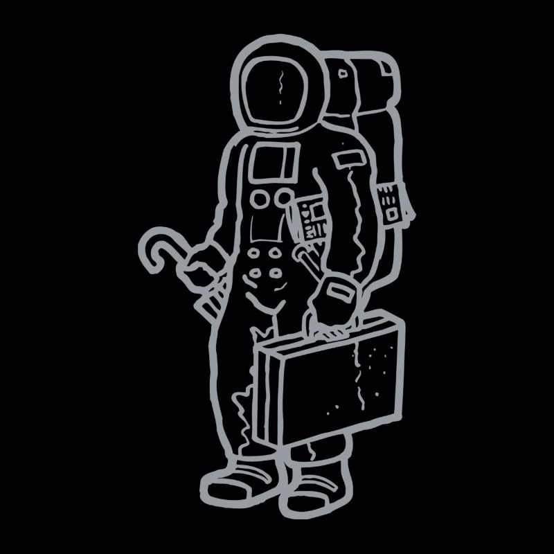 Spaceman in silver 2