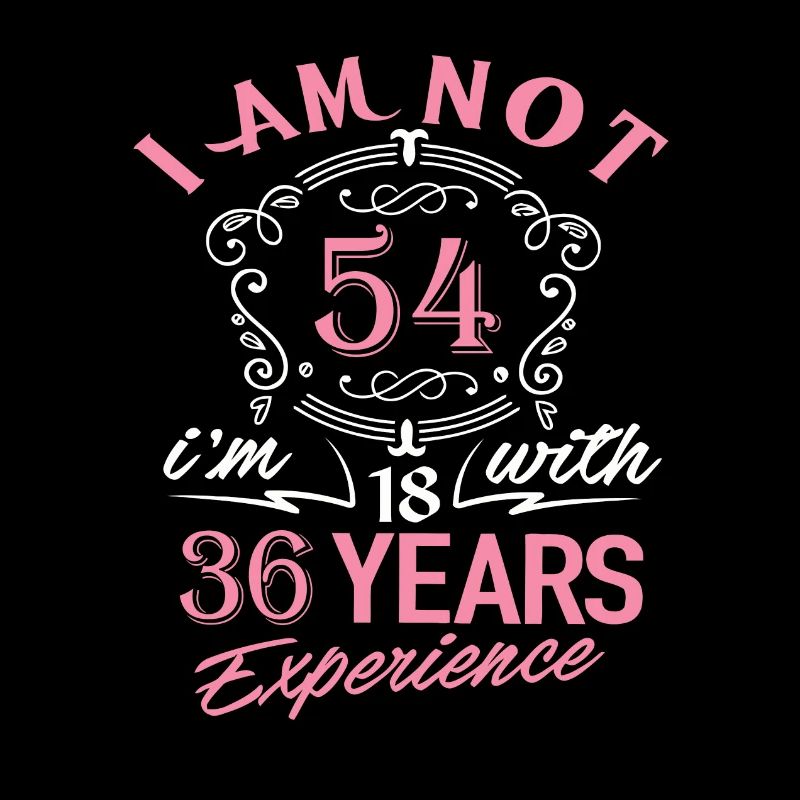 Je n'ai pas 54 ans J'ai 18 ans avec 36 ans d'expérience