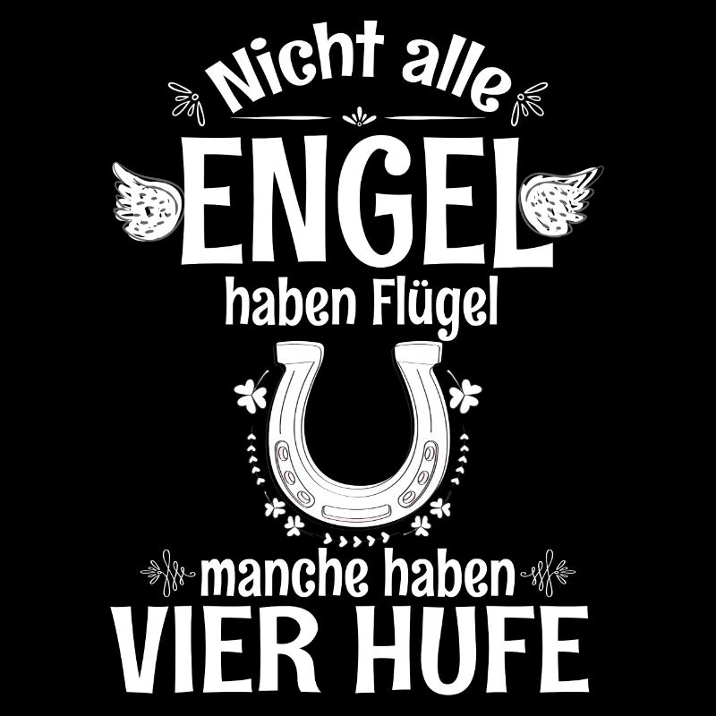 Engel mit Hufen - Pferde Motiv
