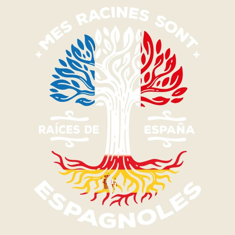 Meine Wurzeln sind spanische Baum Frankreich Spanien