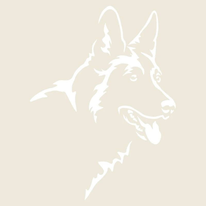 German Shepherd Head "Black Edition"