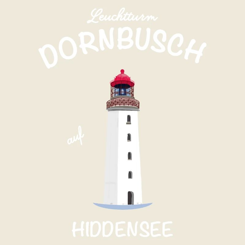 Leuchtturm Dornbusch auf der Insel Hiddensee