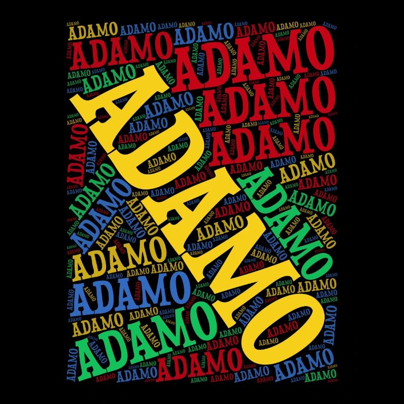 Adamo word cloud t-shirt t-shirt gift idea