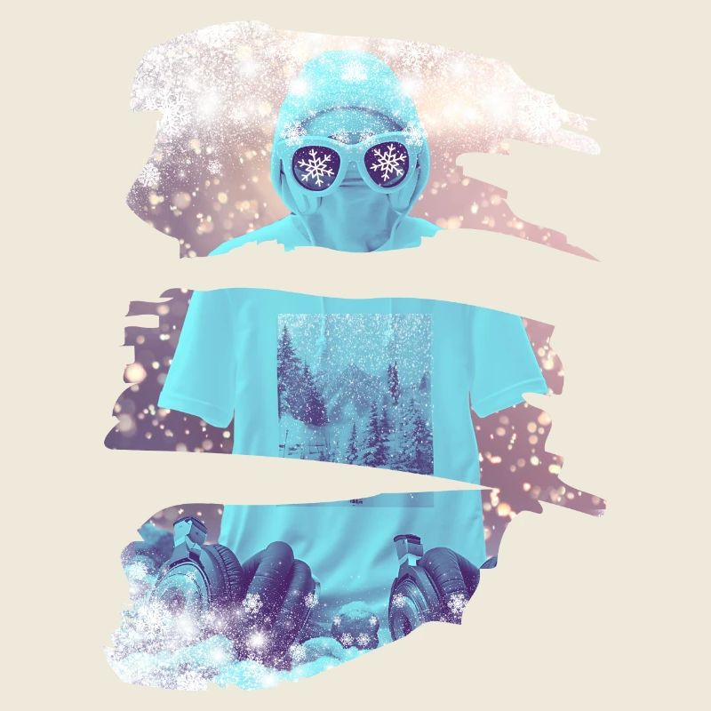 It's snowing