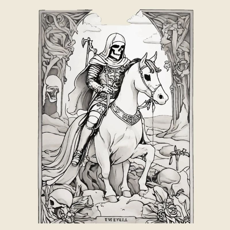 Todesreiter Tarot Illustration