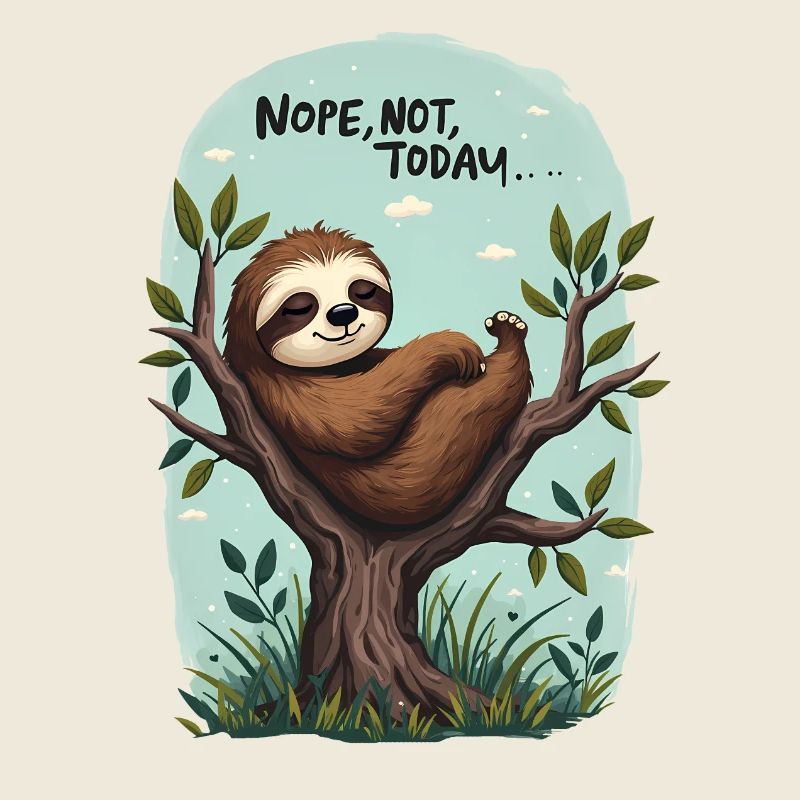 Sloth Mode Relaxation: Nope, Not Today,