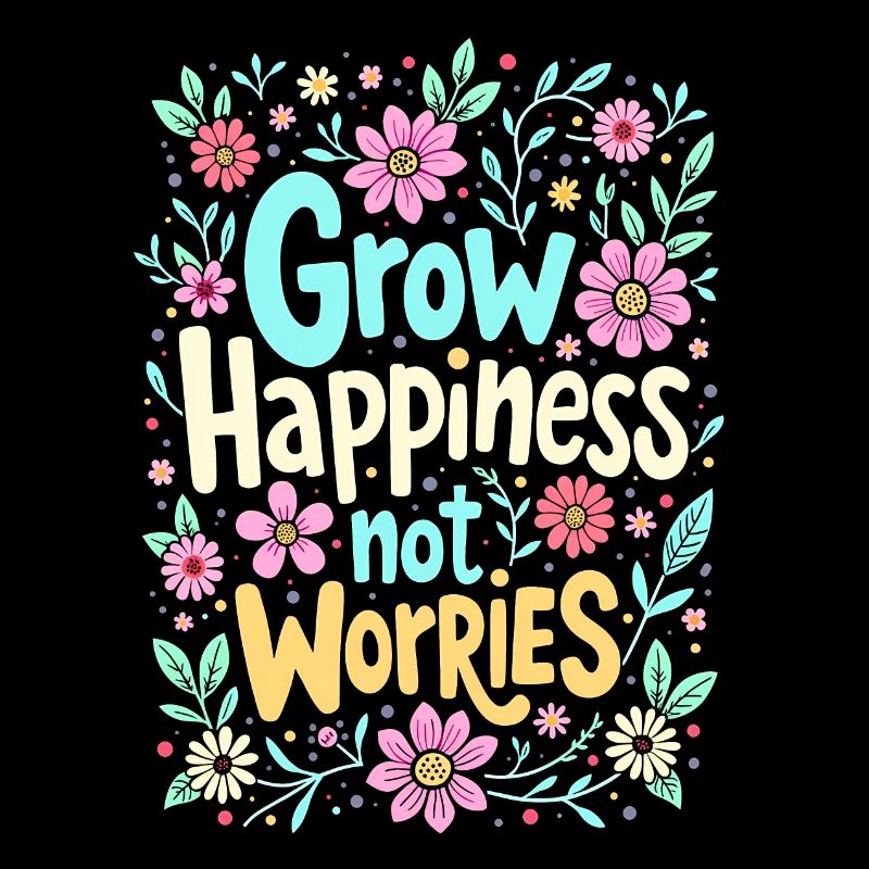 GROW HAPPINESS, NOT WORRIES
