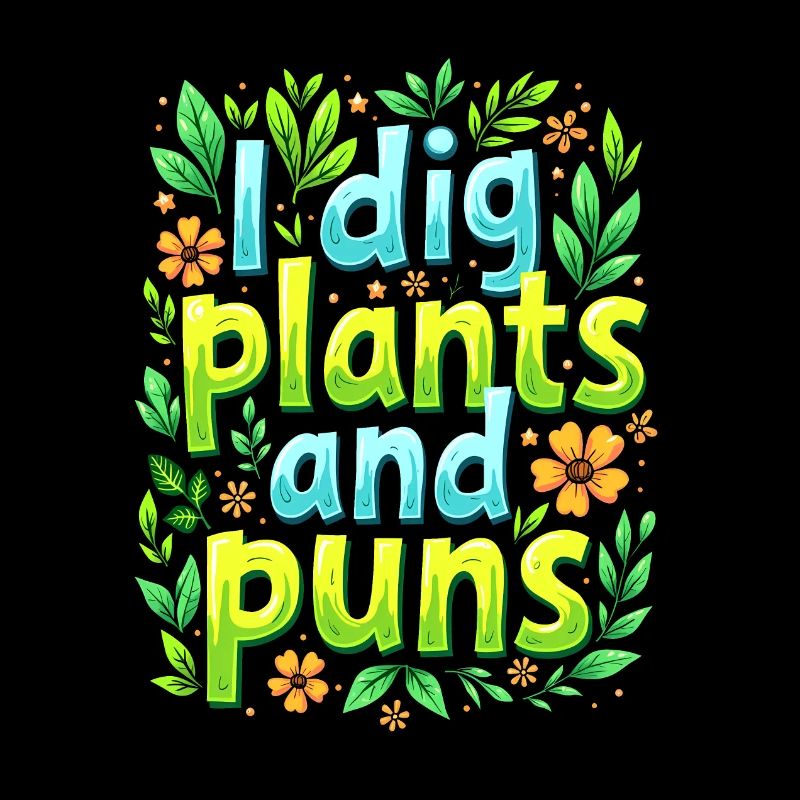I DIG PLANTS AND PUNS