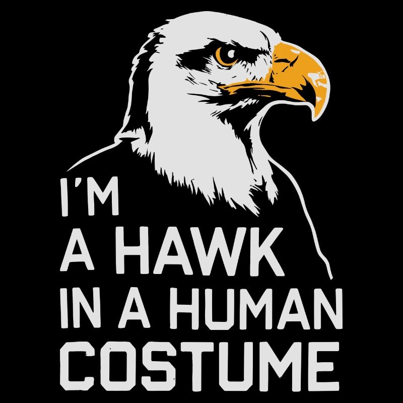 Free as a falcon in a human costume