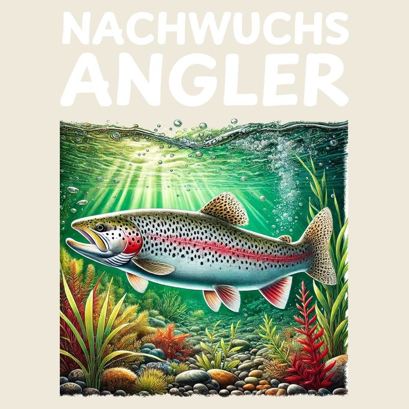 Forelle Kinder Angler Geschenk