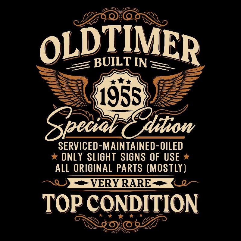 Oldtimer 1955 Jahrgang geboren Geburtstag Geschenk