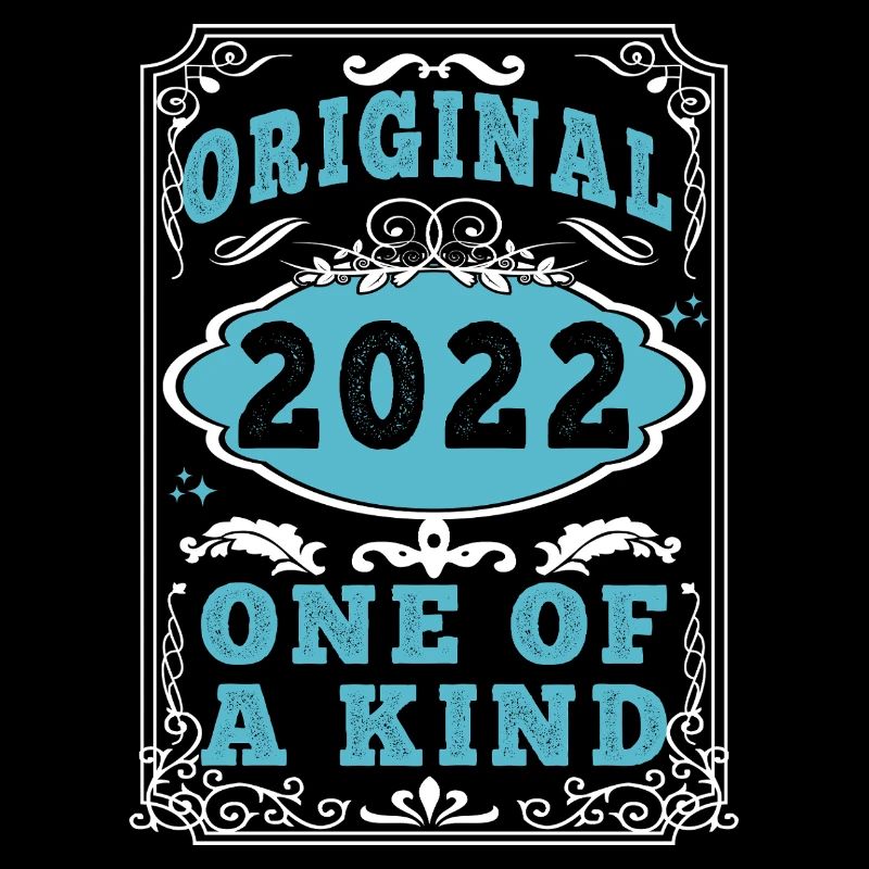 Original 2022 Vintage retro. Tshirt anniversaire 2
