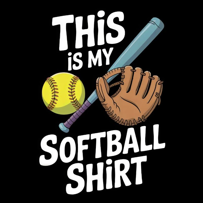 This Is My Softball Player Catcher Pitcher Funny