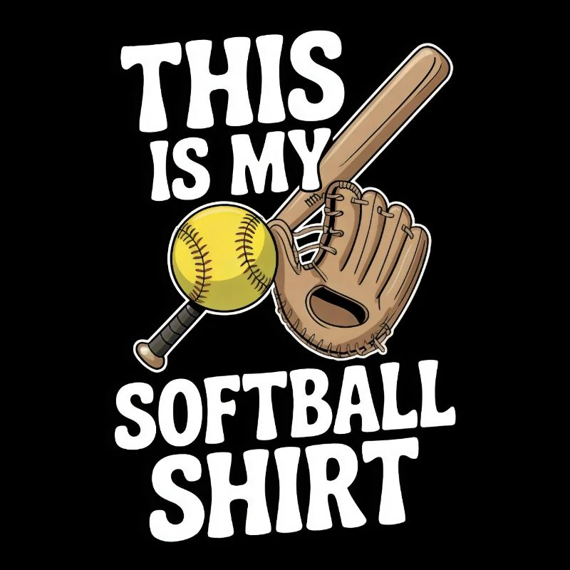 Drôle de receveur de saison de softball lanceur c’est mon