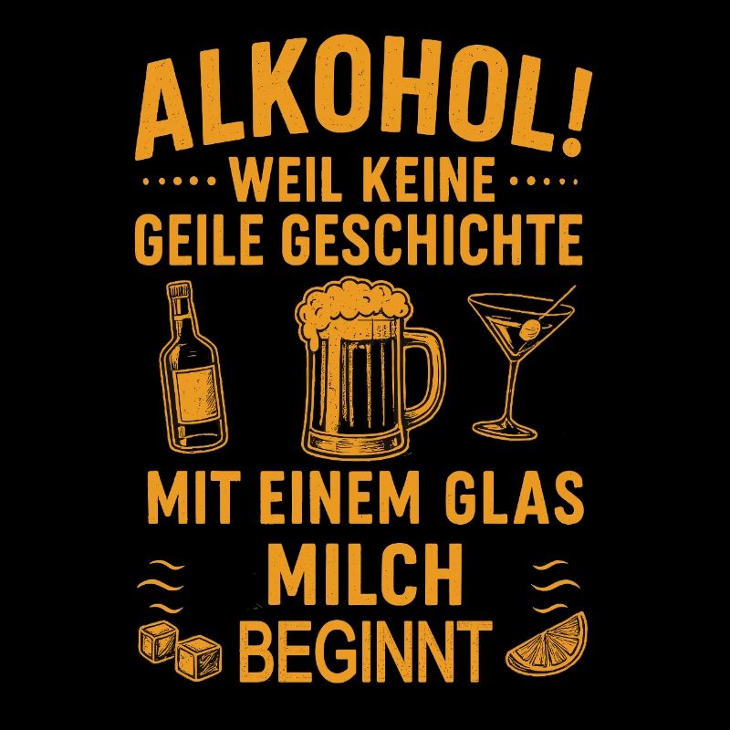 Humorous drinking design with alcohol theme