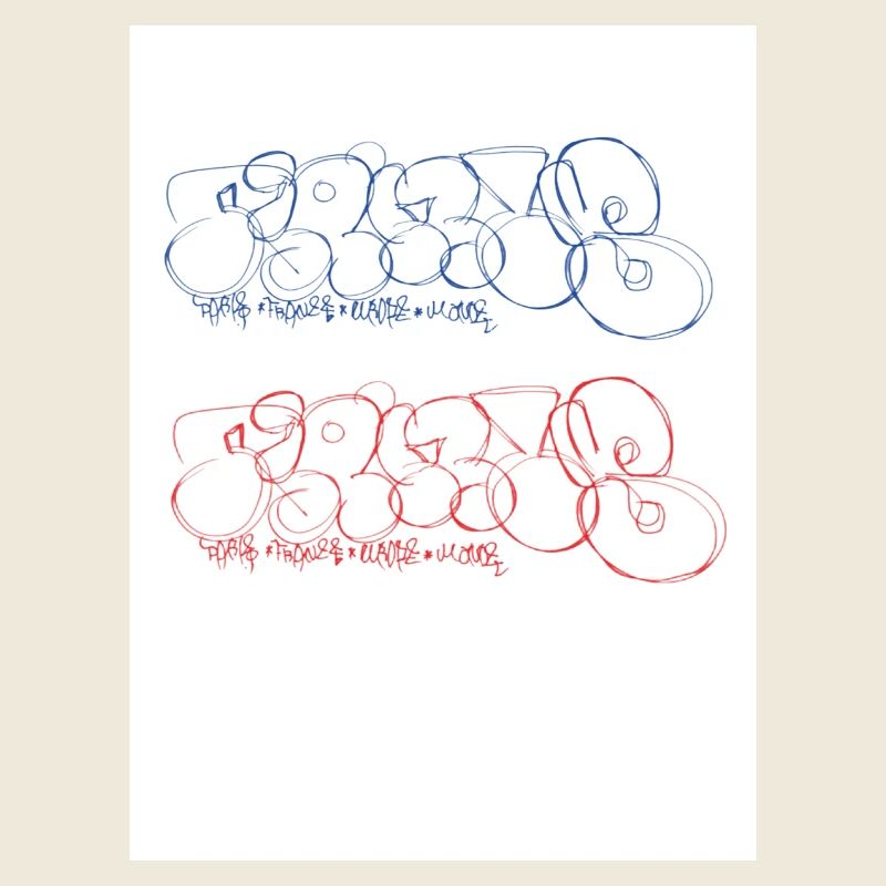 Paris Bubble Paris Throw-up Paris Graffiti