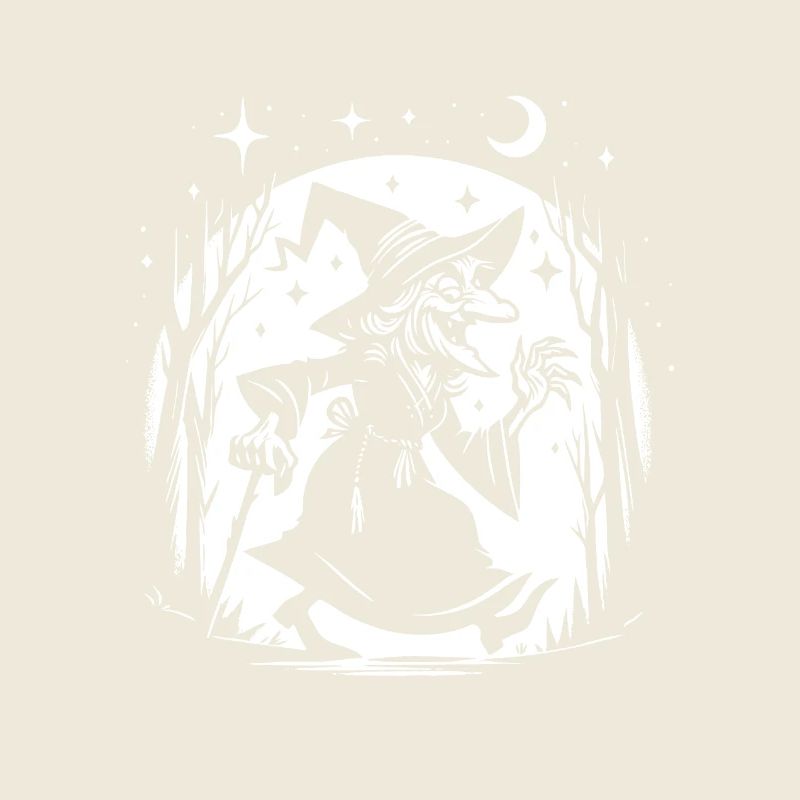 Funny Witch Design – Comic Fun