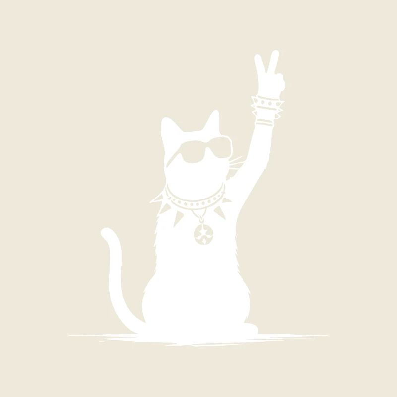Rocker Katze Design – Cool & Laut