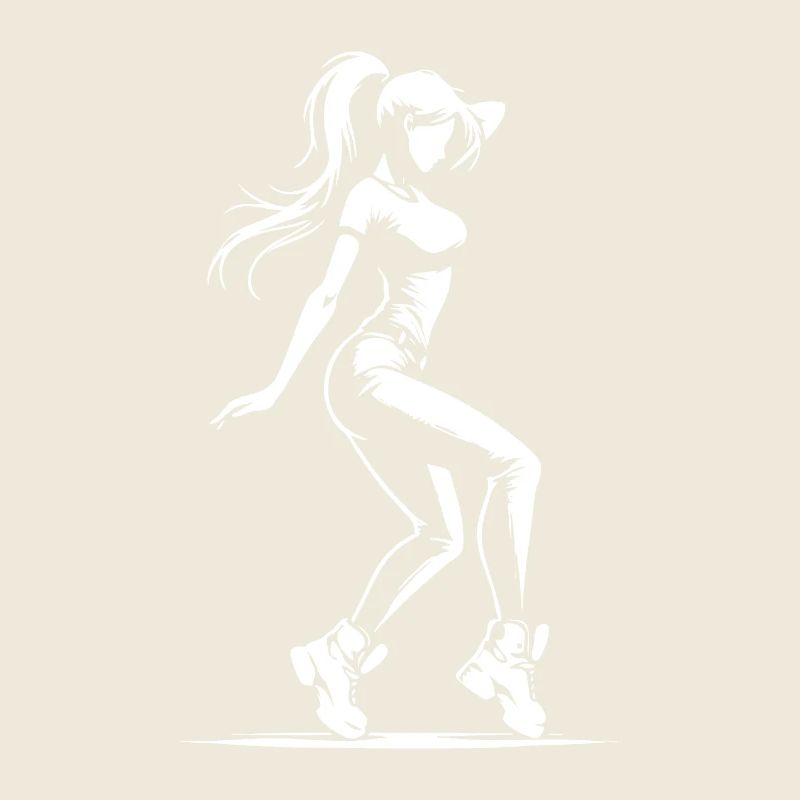 Danseuse de danse de rue – Design cool