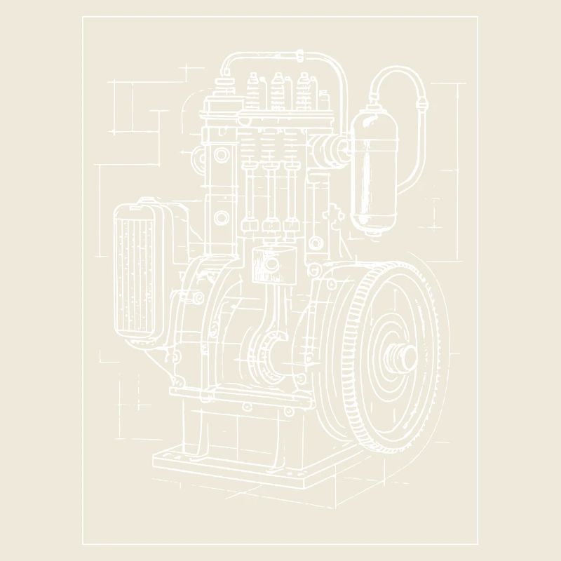 Industrial Engine Blueprint