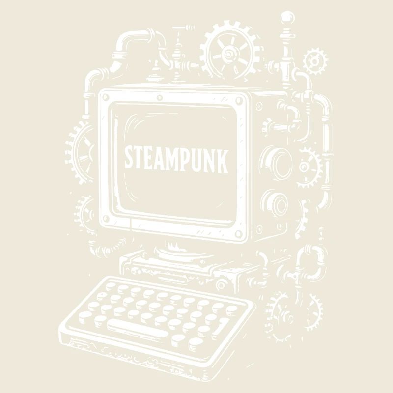 Engrenage d’ordinateur steampunk