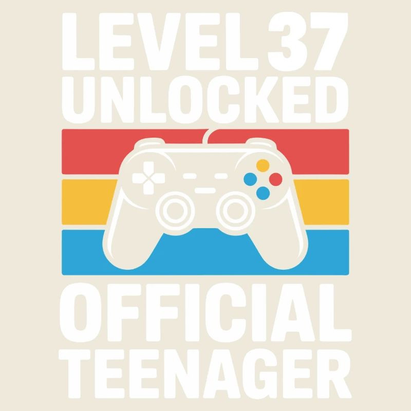 Niveau 37 Débloqué Adolescent Rétro