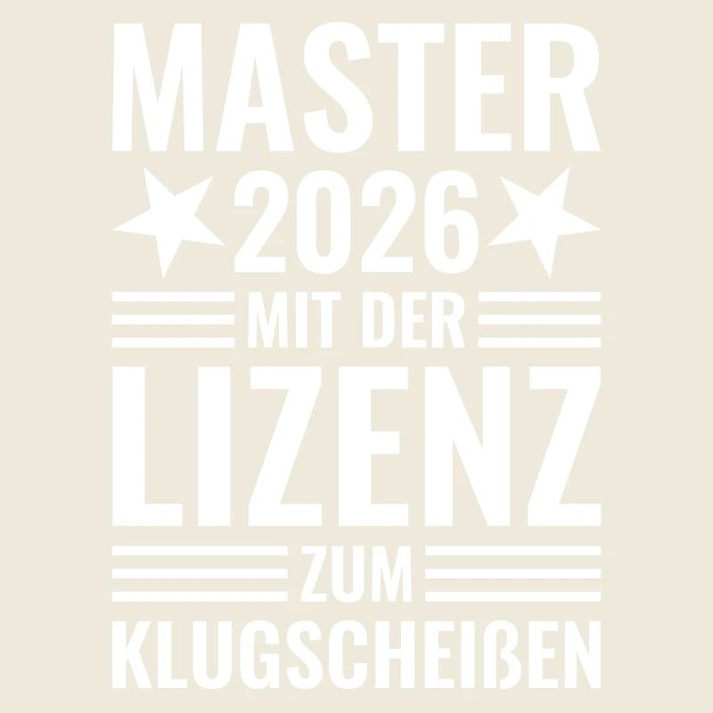 Master 2026 mit der Lizenz zum Klugscheißen