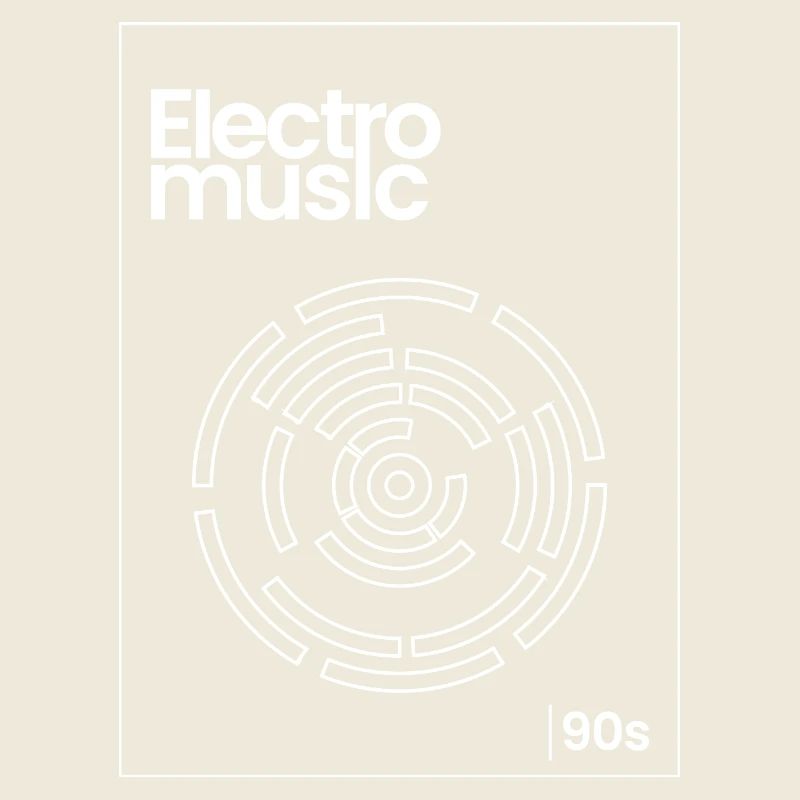 Electro Maze 90er Techno Tee