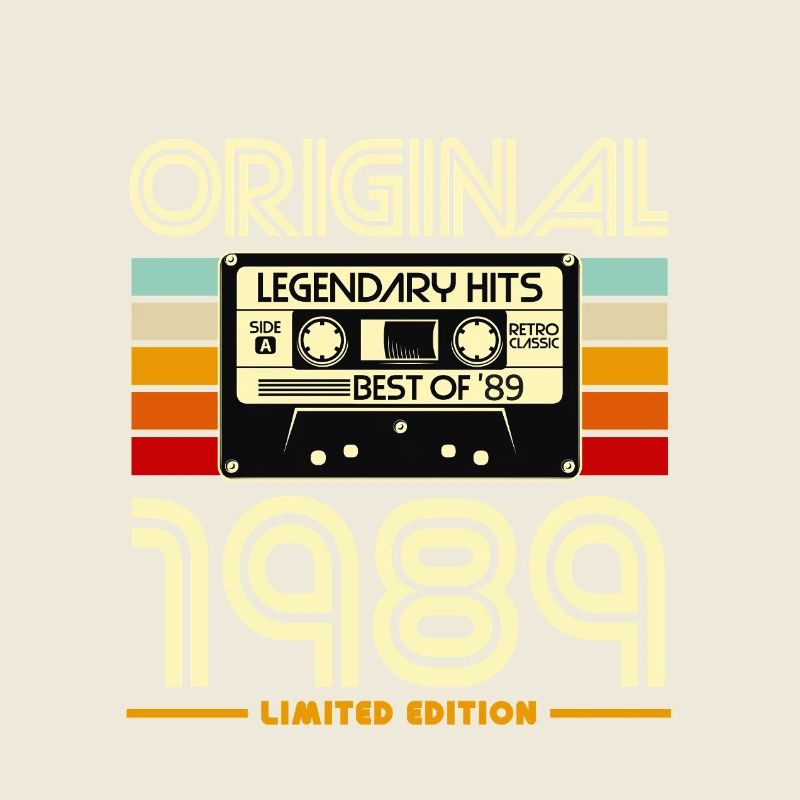 1989 Cassette Retro Édition Limitée