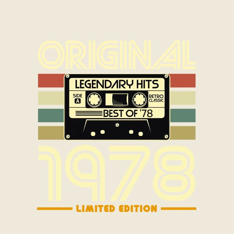Original 1978 Cassette rétro limitée