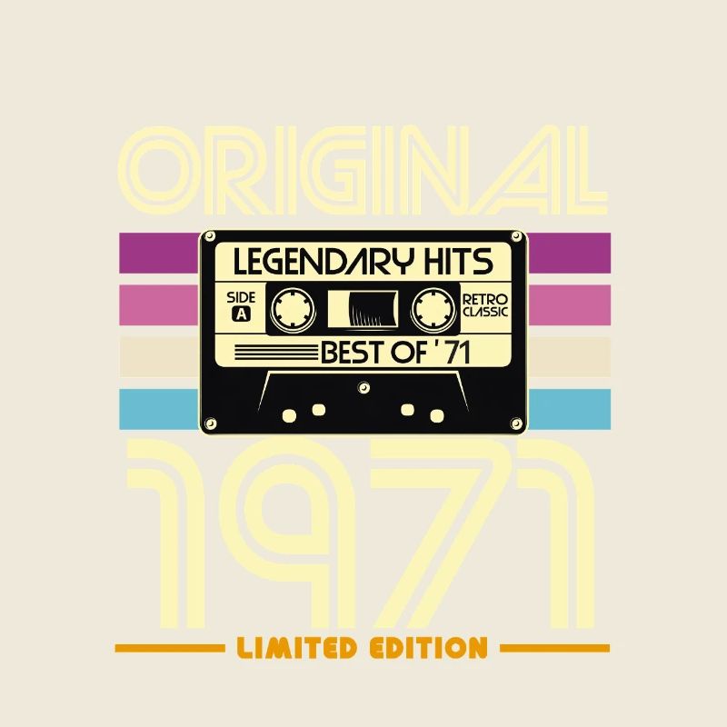Original 1971 Limited Edition Retro Cassette