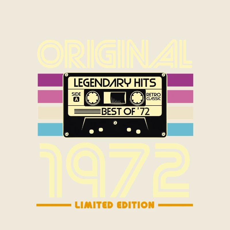 Original 1972 Cassette Retro