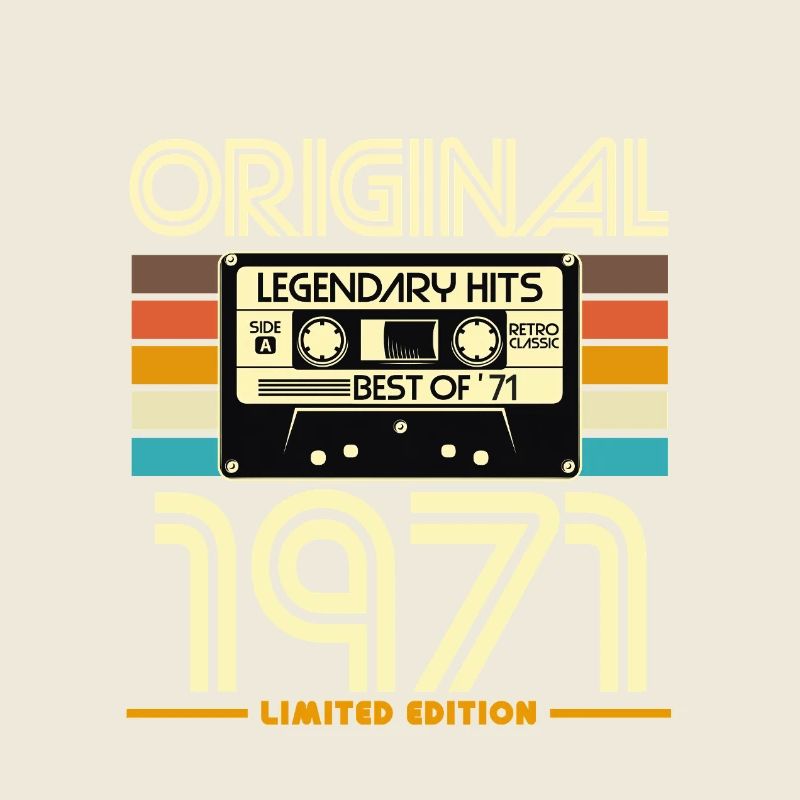Original 1971 Limited Edition Retro Cassette