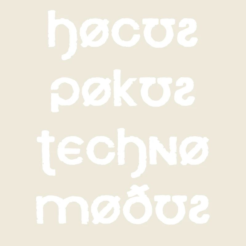 Hocus Pocus Techno Modus Font