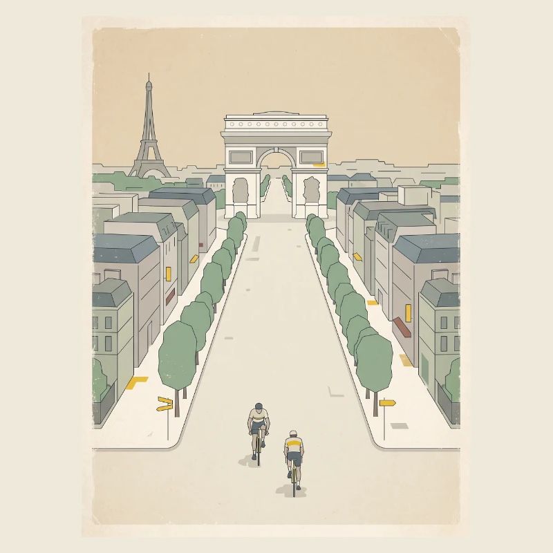 Paris Finish — Cycling Memory