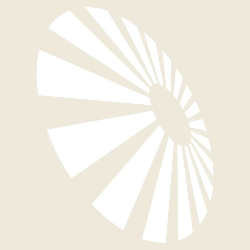 Spiralfächer-monochromes Muster
