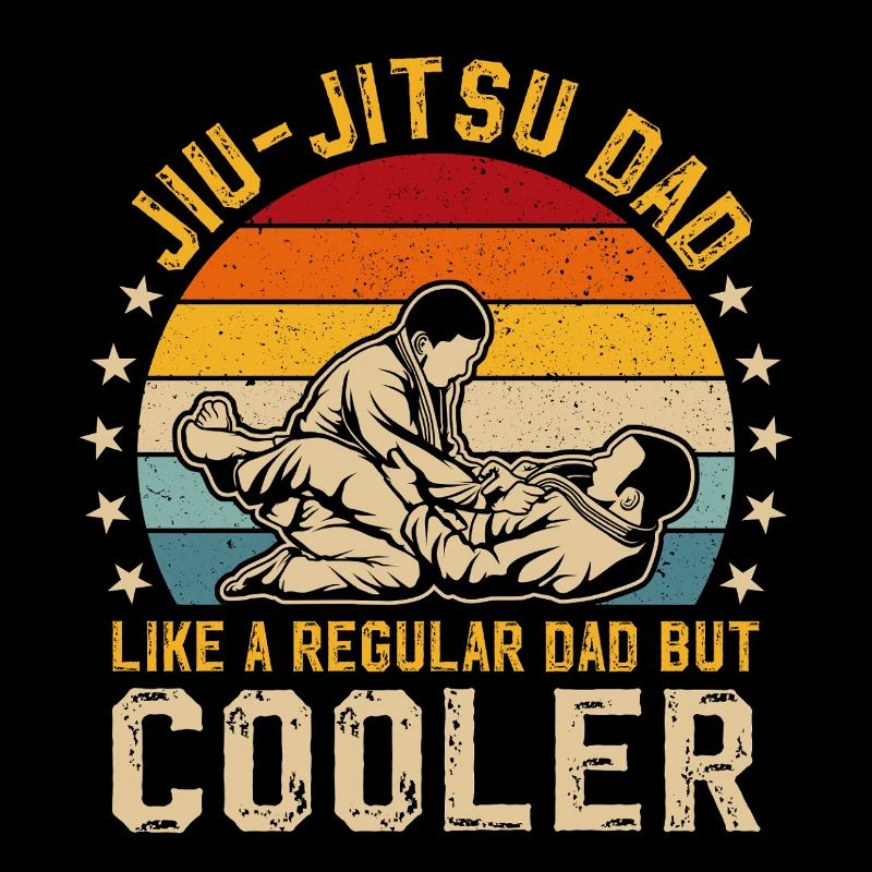 Papa jiu jitsu comme un papa normal mais plus cool