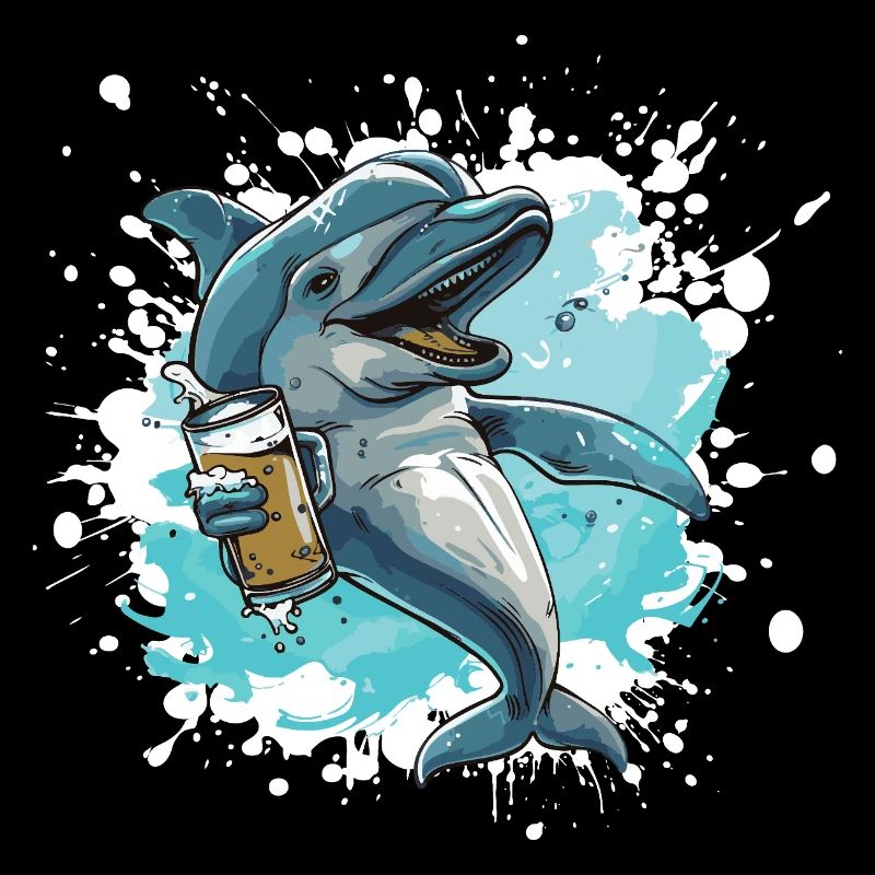 Delfin Bier Lustig