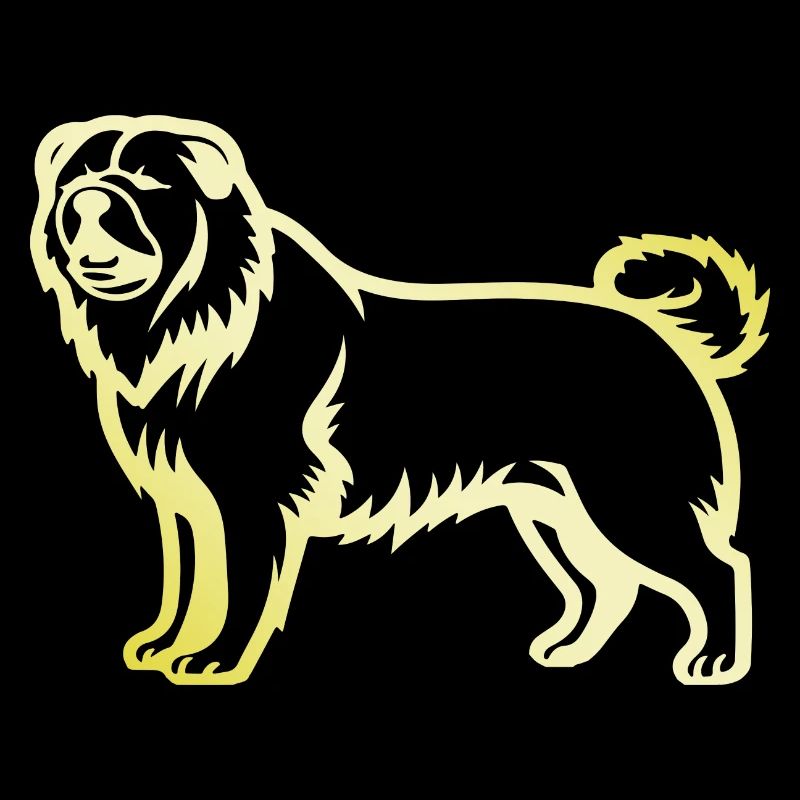 Chow Chow Silhouette de chien