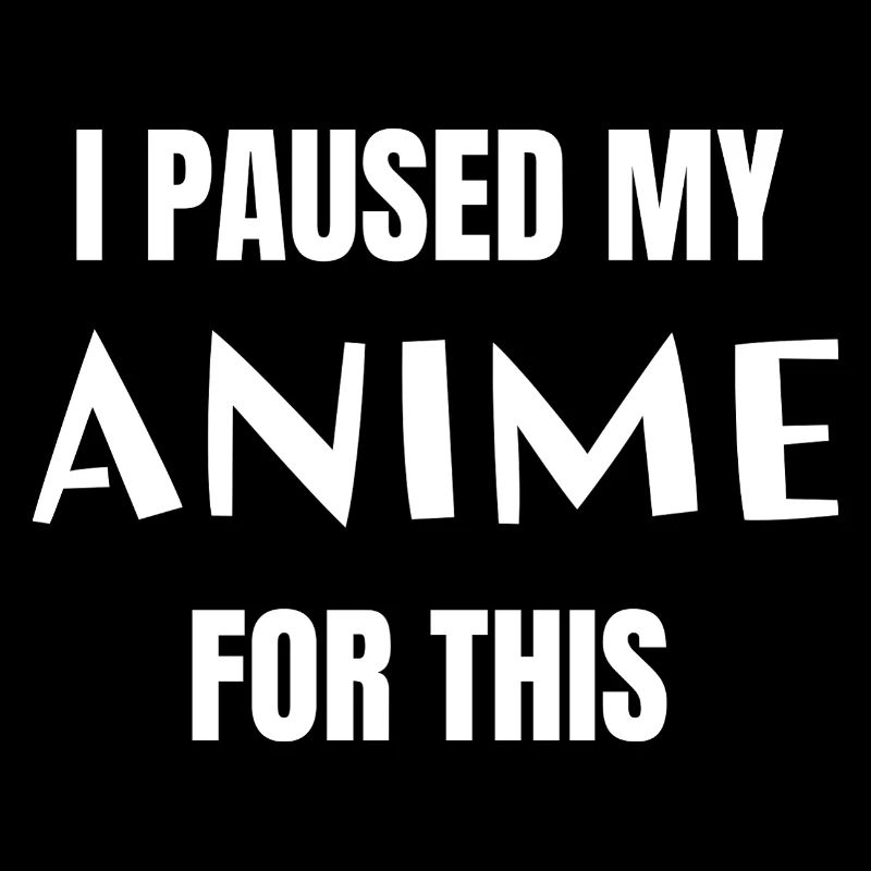 J’ai mis mon Anime en pause pour cela