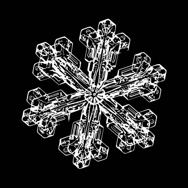 snowflake 3 white
