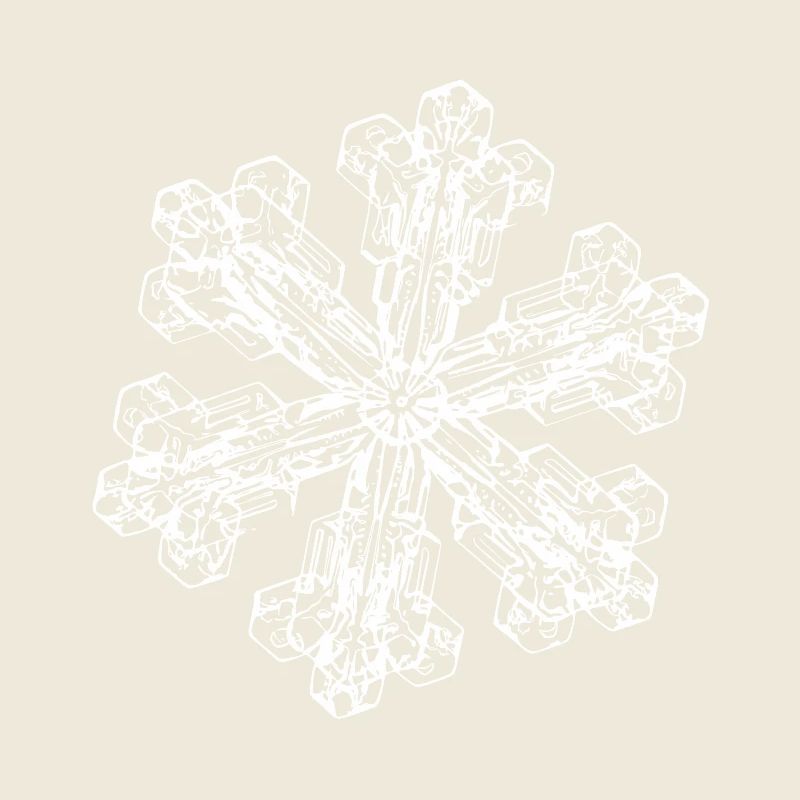 snowflake 3 white