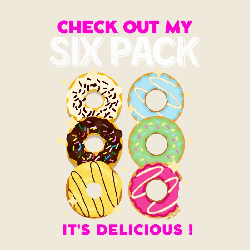 Regarde mon pack de six ! - Donuts
