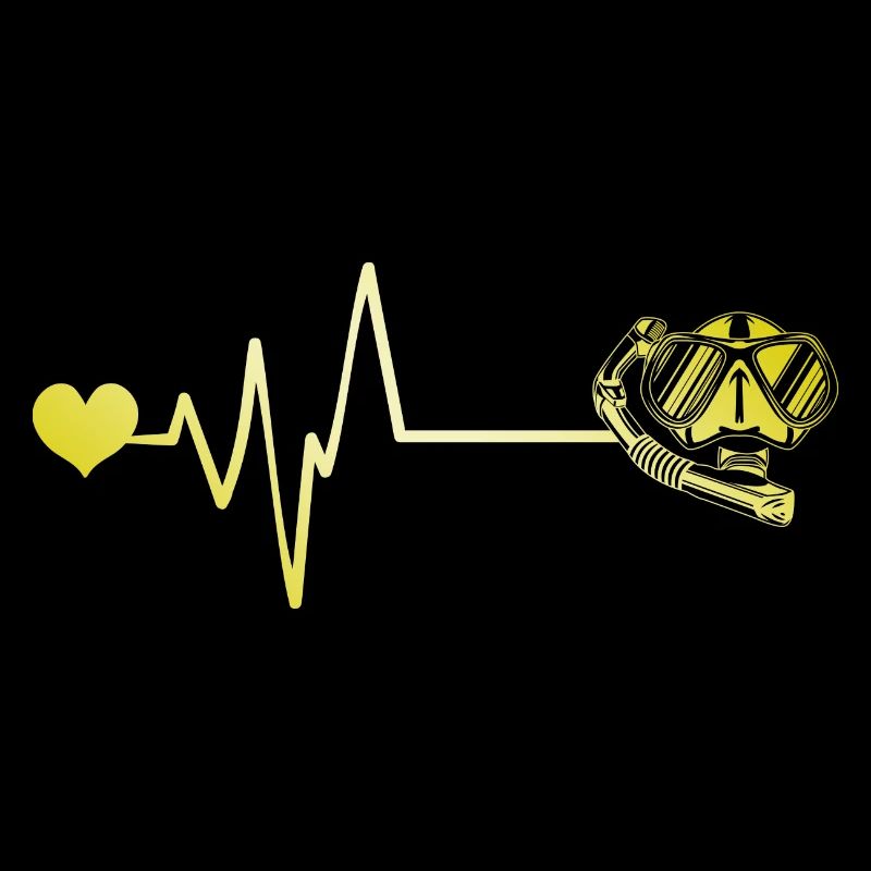 Diving goggles pulse heart