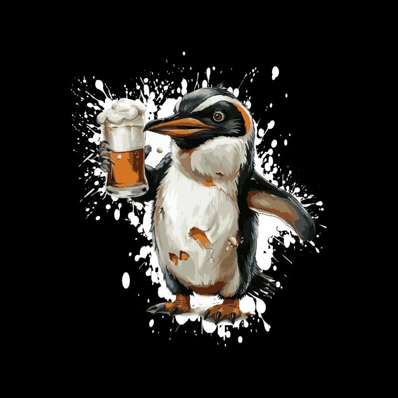 Penguin Beer Funny