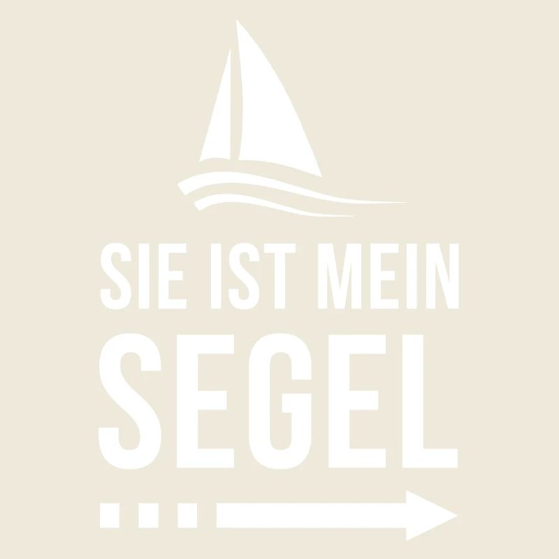 Sie ist mein Segel | Partnershirt | Ehemann | Ehe