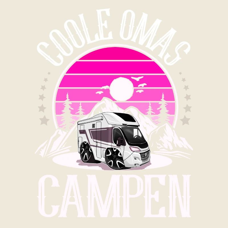 Camping Camper Campen Coole Omas