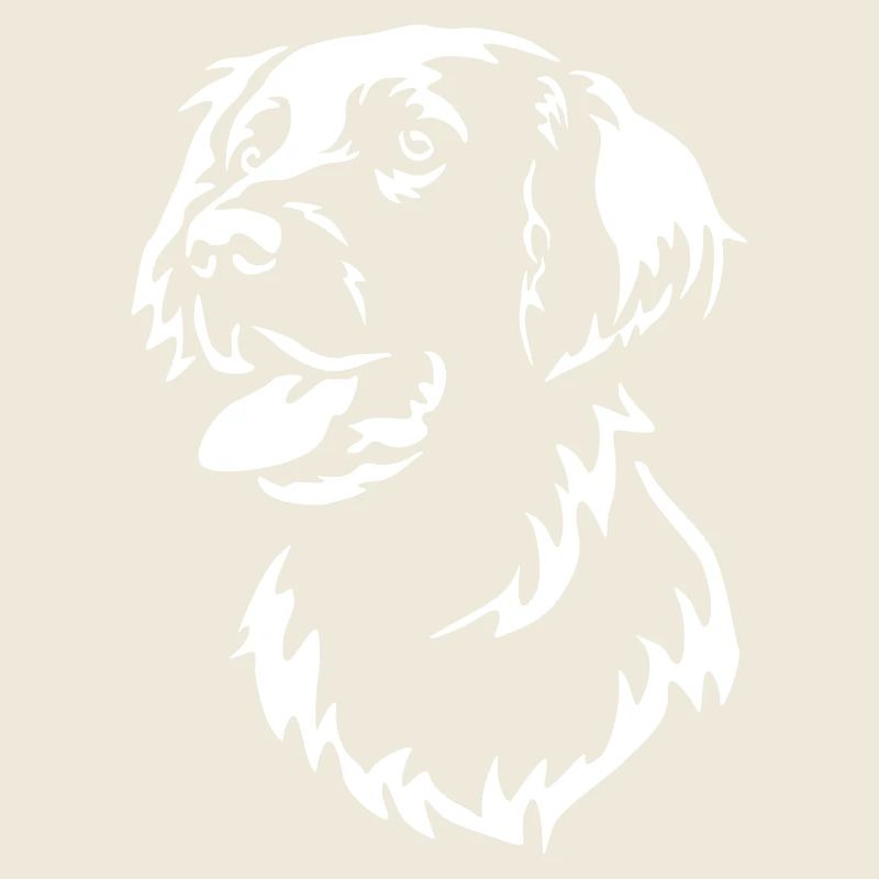 Flat-coated Retriever Head "Black Edition"