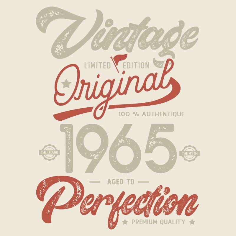 1965 Vintage Geburtstag Geboren 1965