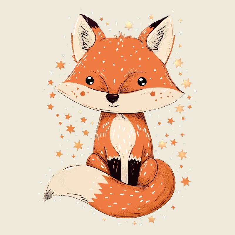 Fuchs mit Sternen